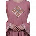Emirates Umbrella abaya with embroidery work- Baby Pink